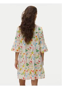 Vero Moda Sukienka letnia Elena 10357444 Żółty jasny Regular Fit. Kolor: żółty. Materiał: bawełna. Sezon: lato #3