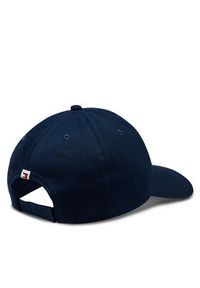 Tommy Jeans Czapka z daszkiem Linear Logo AW0AW15845 Granatowy. Kolor: niebieski. Materiał: bawełna