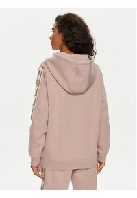 Guess Bluza Carla V4YQ11 KB3P2 Beżowy Regular Fit. Kolor: beżowy. Materiał: syntetyk, bawełna #4