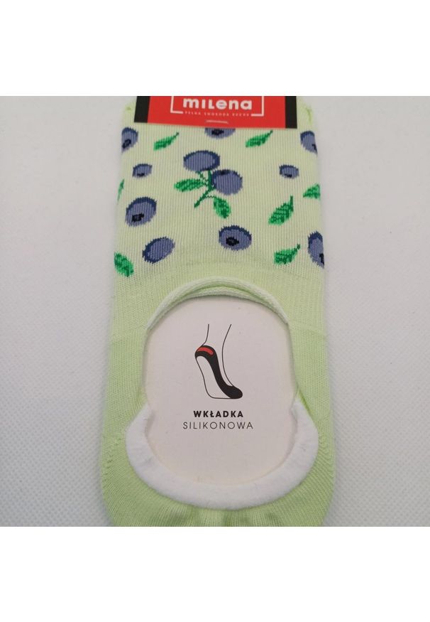 Milena - Microstopki bawełniane jagody 1216 seledyn. Kolor: zielony. Materiał: bawełna