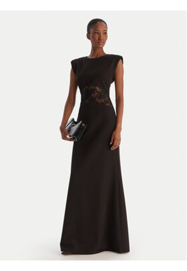 ACCESS FASHION Sukienka wieczorowa 54-3309-168 Czarny Regular Fit. Kolor: czarny. Materiał: syntetyk. Styl: wizytowy