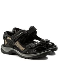 ecco - ECCO Sandały Offroad 06956350034 Czarny. Kolor: czarny. Materiał: skóra, nubuk #6