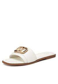 DeeZee Klapki R257-3 Biały. Kolor: biały. Materiał: skóra #7