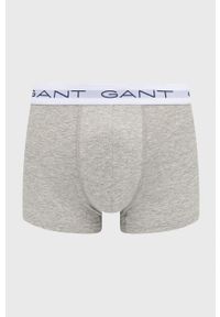 GANT - Gant Bokserki (3-pack) męskie kolor szary. Kolor: szary. Materiał: włókno #2