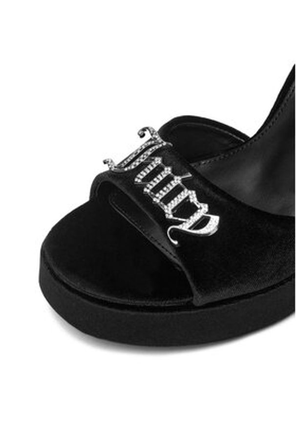 Juicy Couture Sandały EO-WSS21645-01 Czarny. Kolor: czarny. Materiał: materiał