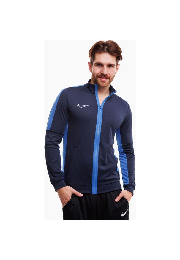 Bluza treningowa męska Nike Dri-FIT Academy 23. Kolor: niebieski. Technologia: Dri-Fit (Nike)