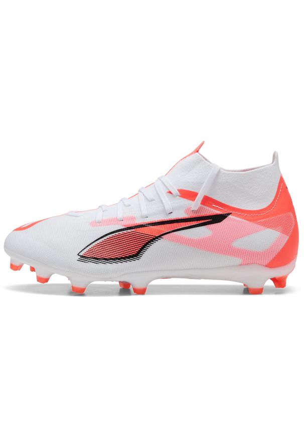Buty piłkarskie Puma Ultra 5 Match+ FG/AG. Kolor: wielokolorowy, biały, różowy, czarny. Sport: piłka nożna
