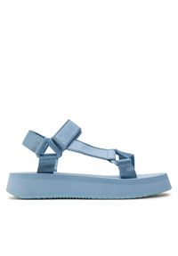 Calvin Klein Jeans Sandały Sandal Velcro Webbing Dc YW0YW01353 Niebieski. Kolor: niebieski