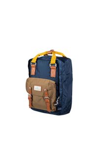 Plecak na laptopa Doughnut Macaroon Glossy Blocking - navy/khaki. Kolor: niebieski #1