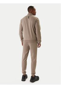 EA7 Emporio Armani Dres 8NPV60 PJVRZ Beżowy Regular Fit. Kolor: beżowy. Materiał: bawełna #3