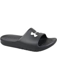 Klapki męskie Under Armour Core Pth Slides. Kolor: czarny. Materiał: syntetyk, materiał. Sport: pływanie