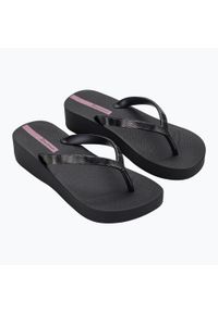 Japonki damskie Ipanema Mesh X Plat. Kolor: czarny. Materiał: mesh