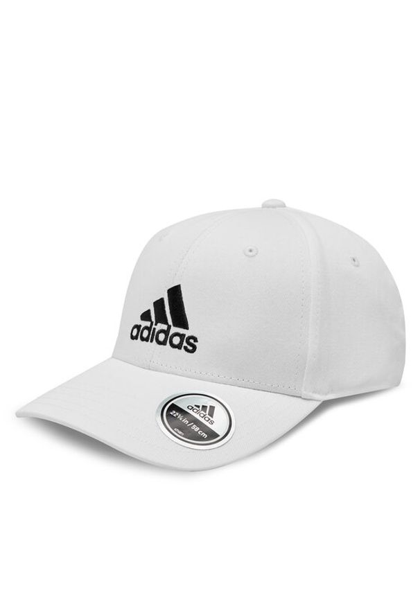 Adidas - adidas Czapka z daszkiem Baseball Cap FK0890 Biały. Kolor: biały. Materiał: materiał