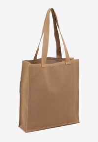 Renee - Brązowa Torebka Typu Shopper Zdobiona Tłoczeniami Salicella. Kolor: brązowy. Wzór: aplikacja. Materiał: zdobione, z tłoczeniem. Styl: elegancki, casual #3