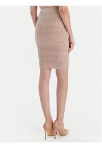Marciano Guess Spódnica ołówkowa 5BGD00 5661Z Beżowy Slim Fit. Kolor: beżowy. Materiał: syntetyk #4