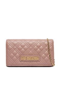 Love Moschino - LOVE MOSCHINO Torebka JC4079PP0OLA0600 Różowy. Kolor: różowy. Materiał: skórzane #1
