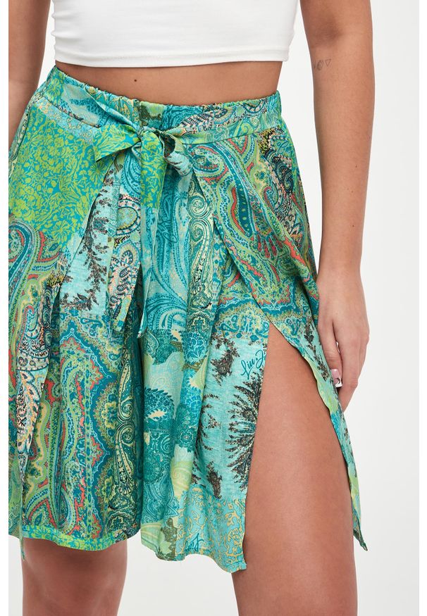 Liu Jo - Spódnico-szorty damskie ze wzorem paisley LIU JO. Wzór: paisley