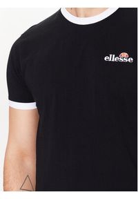 Ellesse T-Shirt Meduno SHR10164 Czarny Regular Fit. Kolor: czarny. Materiał: bawełna
