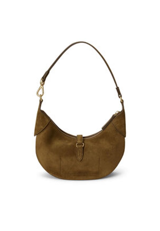 Polo Ralph Lauren Torebka 428922880015 Zielony. Kolor: zielony. Materiał: skórzane, zamszowe