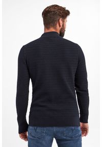 Sweter męski z półgolfem JOOP!. Materiał: prążkowany, bawełna. Długość rękawa: długi rękaw. Długość: długie. Wzór: ze splotem