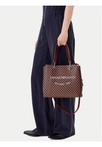 Emporio Armani Torebka Y3D158 YWS0E 80801 Brązowy. Kolor: brązowy. Materiał: skórzane
