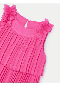 Mayoral Sukienka elegancka 3920 Różowy Regular Fit. Kolor: różowy. Materiał: syntetyk. Styl: elegancki #2
