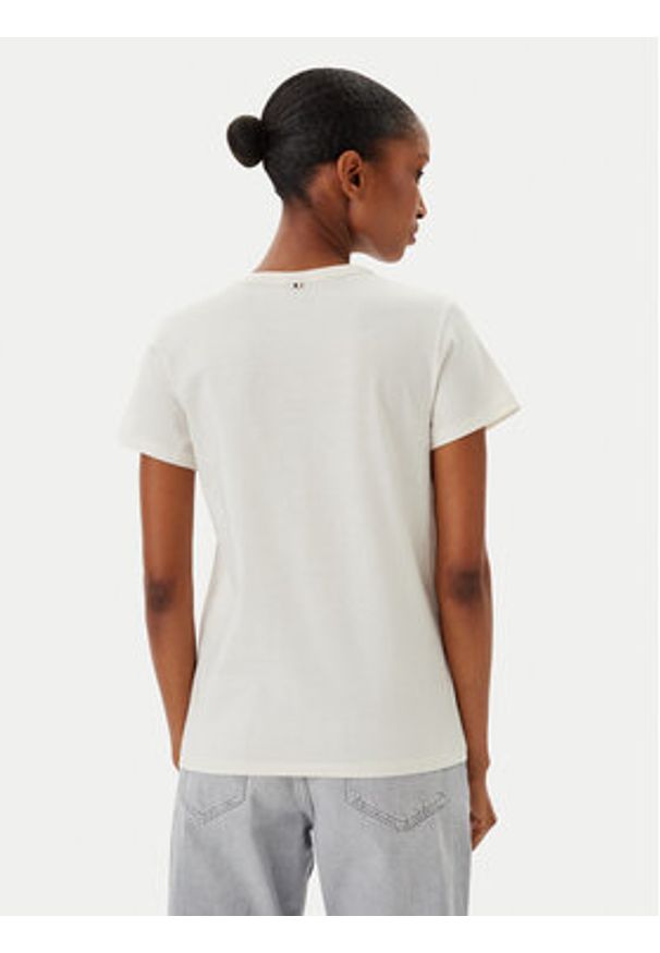 BOSS T-Shirt Eventsa7 50537598 Écru Regular Fit. Materiał: bawełna
