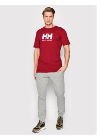 Helly Hansen T-Shirt Logo 33979 Czerwony Regular Fit. Kolor: czerwony. Materiał: bawełna #5