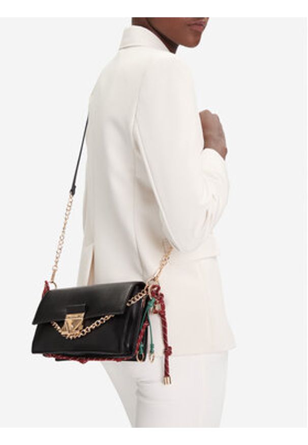 Aldo Torebka Evengelia 14143746 Czarny. Kolor: czarny. Materiał: skórzane