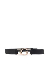 Guess Pasek Damski BW9299 P5420 Czarny. Kolor: czarny. Materiał: skóra