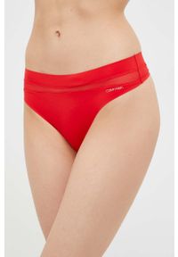 Calvin Klein Underwear stringi. Kolor: czerwony