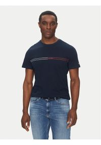 Tommy Jeans Komplet 2 t-shirtów Entry Graphic DM0DM21902 Kolorowy Slim Fit. Materiał: bawełna. Wzór: kolorowy