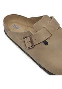 Birkenstock Klapki Boston SFB LEOI 1018147 Brązowy. Kolor: brązowy. Materiał: skóra #4