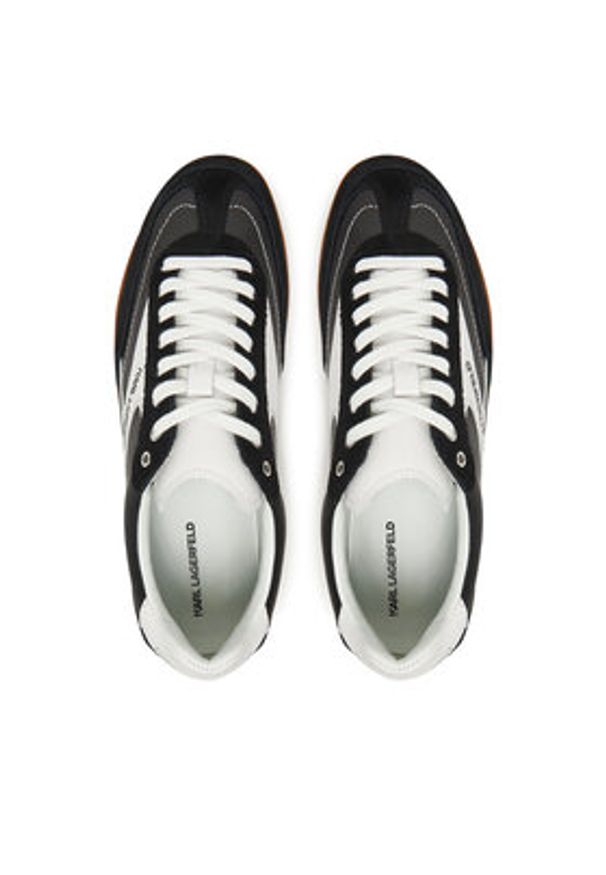 Karl Lagerfeld - KARL LAGERFELD Sneakersy KL53855 Czarny. Kolor: czarny. Materiał: skóra, zamsz