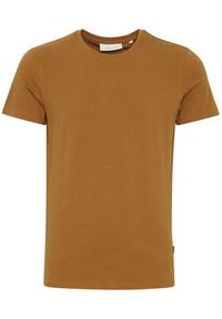 Casual Friday T-Shirt 20503063 Brązowy Slim Fit. Okazja: na co dzień. Kolor: brązowy. Materiał: bawełna. Styl: casual #3