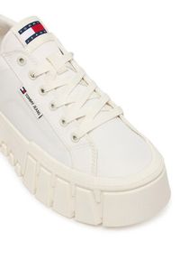Tommy Jeans Sneakersy Tjw Flatform Chunky Sneaker EN0EN03036 Écru. Materiał: materiał #2