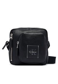 Calvin Klein Saszetka Bold Pebble Square Crossbody LV04D3450G Czarny. Kolor: czarny. Materiał: skóra #1