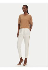 Liu Jo Sweter WA5383 MS49I Brązowy Regular Fit. Kolor: brązowy. Materiał: wiskoza
