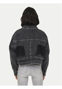 only - ONLY Kurtka jeansowa Emaline 15330000 Szary Loose Fit. Kolor: szary. Materiał: bawełna #4