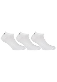 Skarpetki Unisex Fila 3 Pary Bawełniane Białe 43-46. Kolor: biały. Materiał: elastan, poliester, bawełna