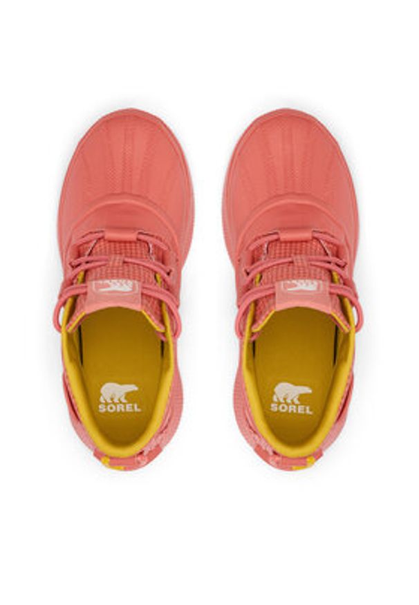 sorel - Sorel Sneakersy OUT N ABOUT™ IV Splashy Women's Waterproof Boot 2113211 Czerwony. Kolor: czerwony. Materiał: skóra