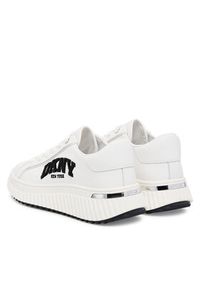 DKNY Sneakersy Leon K1533693 Biały. Kolor: biały. Materiał: skóra #5