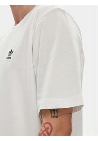 Adidas - adidas T-Shirt Trefoil Essentials IR9691 Biały Regular Fit. Kolor: biały. Materiał: bawełna #4