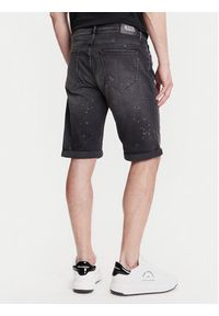 Karl Lagerfeld - KARL LAGERFELD Szorty jeansowe 265820 552832 Czarny Slim Fit. Kolor: czarny. Materiał: bawełna #3