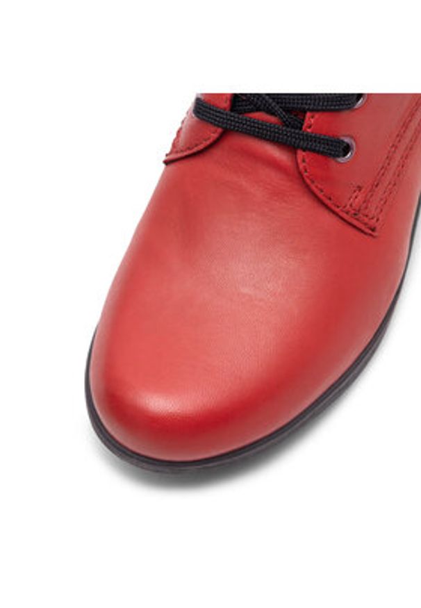 Go Soft Trzewiki WI16-JANE ZULA-03 Czerwony. Kolor: czerwony. Materiał: skóra