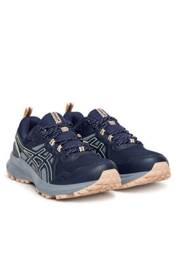 Asics Buty do biegania Trail Scout 3 1012B516 Granatowy. Kolor: niebieski. Materiał: mesh, materiał