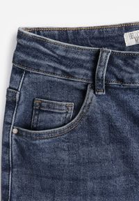 Renee - Niebieskie Jeansy Wide Leg High Waist Jenivia. Okazja: na co dzień. Stan: podwyższony. Kolor: niebieski. Styl: casual #3