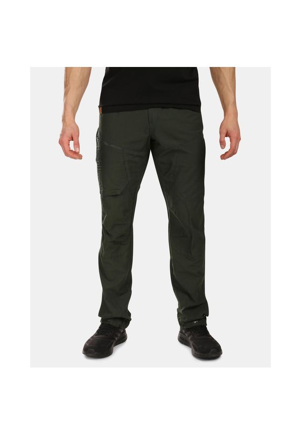 Męskie spodnie outdoorowe Kilpi JASPER-M. Kolor: zielony. Sport: outdoor