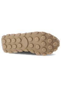 Sneakersy damskie S.Barski, sportowy fason sznurowanie stabilna podeszwa dobra przyczepność wygodna konstrukcja miękkie wnętrze, brązowe, LR61-7097. Okazja: na co dzień. Zapięcie: sznurówki. Kolor: brązowy. Materiał: jeans, zamsz. Szerokość cholewki: normalna #6
