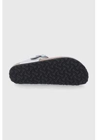 Japonki damskie Birkenstock Gizeh BF. Okazja: na co dzień. Kolor: srebrny. Materiał: materiał, skóra. Sezon: lato. Styl: elegancki, klasyczny, casual #4